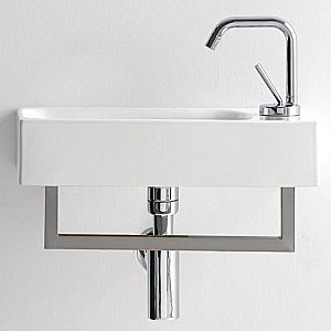 Раковина подвесная Kerasan Cento 45 белая купить в интернет-магазине Sanbest