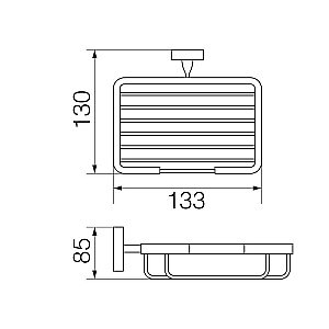 Мыльница-решетка Veragio Stanford VR.STD-7752.BR купить в интернет-магазине сантехники Sanbest