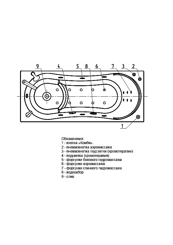 Ванна Aquatek Афродита 170х70 AFR170-0000122 белая купить в интернет-магазине Sanbest