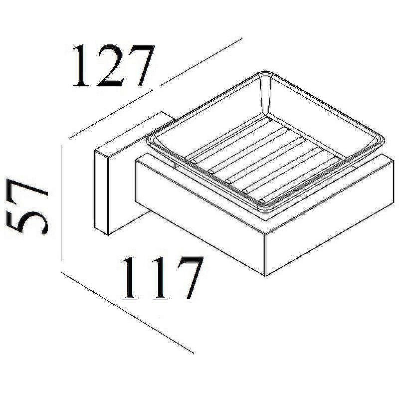 Мыльница Boch Mann CR-F25-H04MB BM10652 черная матовая купить в интернет-магазине сантехники Sanbest