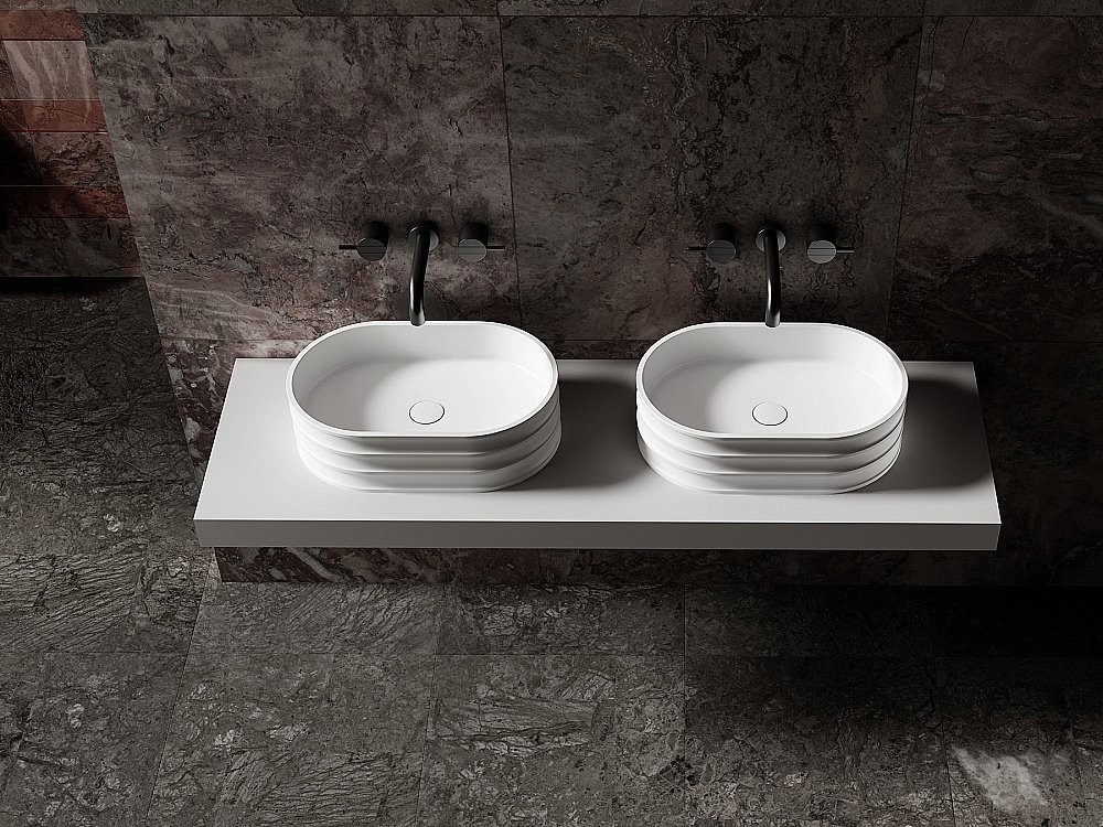 Раковина Abber Stein AS2650 белая матовая купить в интернет-магазине Sanbest