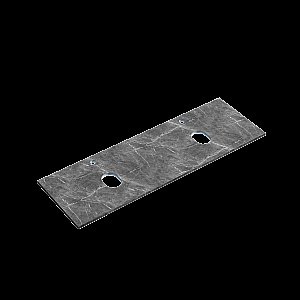 Столешница Sancos 140 TT140A1X с отверстием под смеситель, черный мрамор для ванной в интернет-магазине сантехники Sanbest