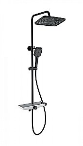 Душевая система с термостатом WONZON & WOGHAND ThermoKlick, Черный матовый (WW-B3098-A-MB) купить в интернет-магазине сантехники Sanbest
