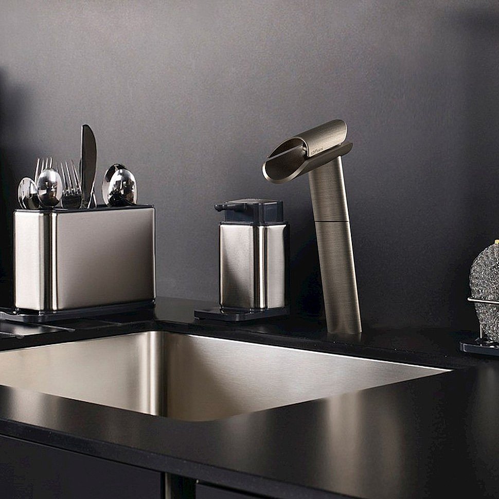 Смеситель для кухни PAINI Morgana 73PW579KM никель купить в интернет-магазине сантехники Sanbest