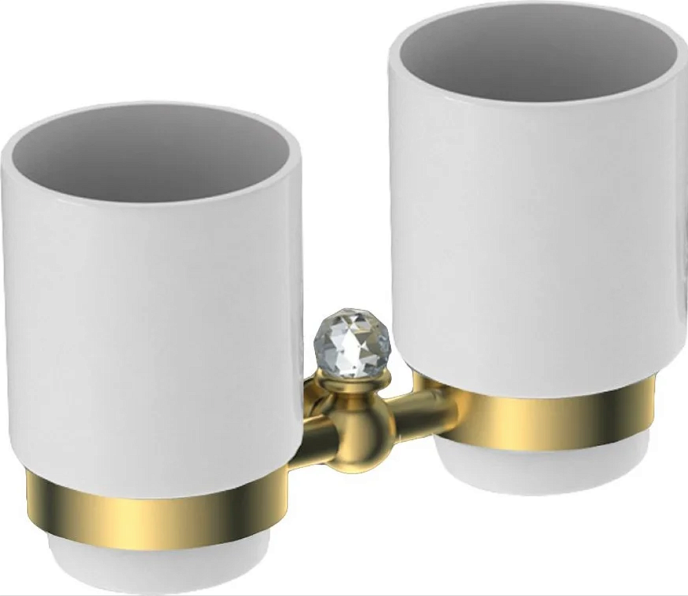 Два стакана Art&Max Antic Crystal AM-2688SJ-DO золото купить в интернет-магазине сантехники Sanbest