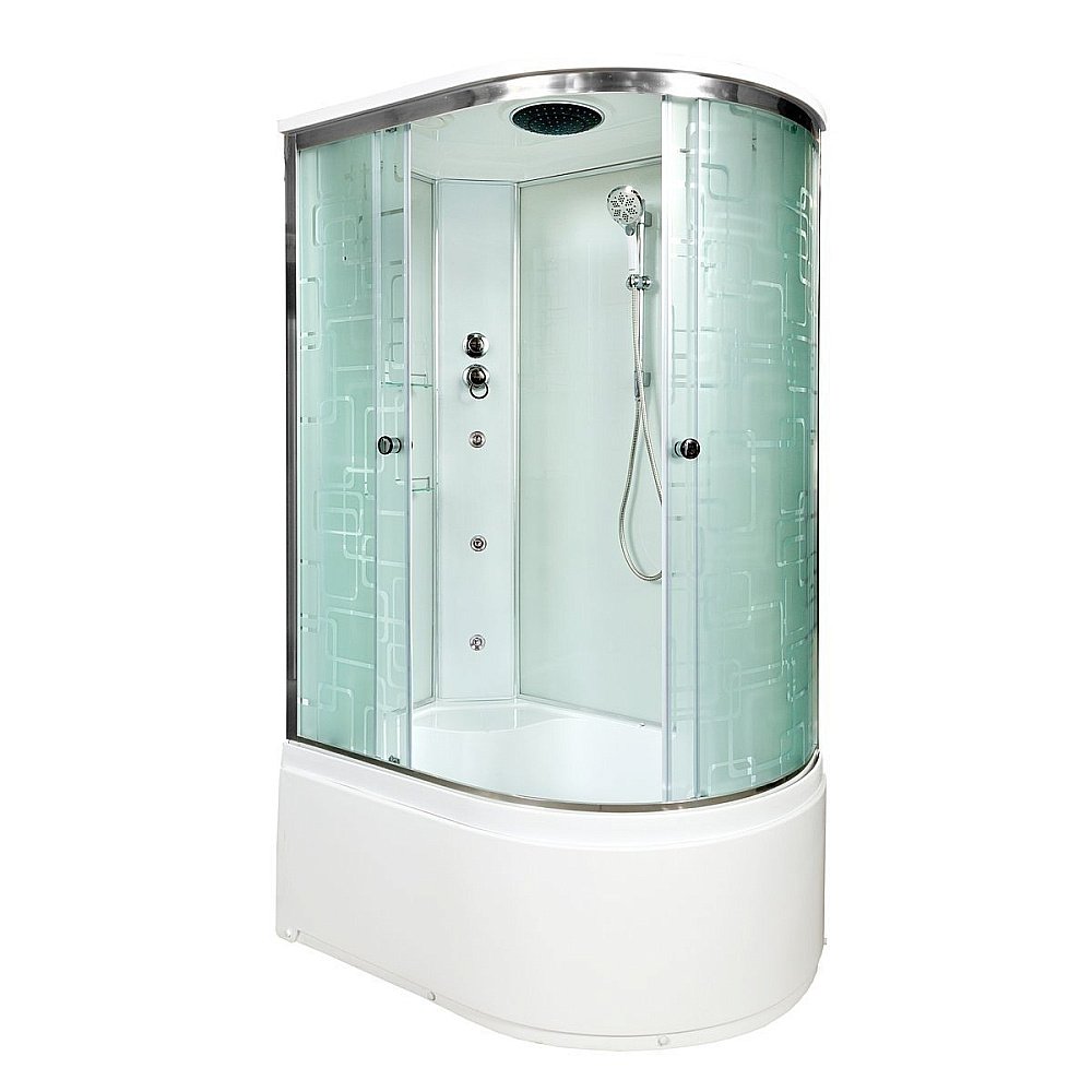 Душевая кабина DTO ЕМ4512 с гидромассажем 120х80 купить в интернет-магазине Sanbest