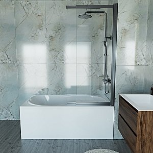 Ванна акриловая Vincea VBT-2A150-LG 150x75 белая с ножками купить в интернет-магазине Sanbest