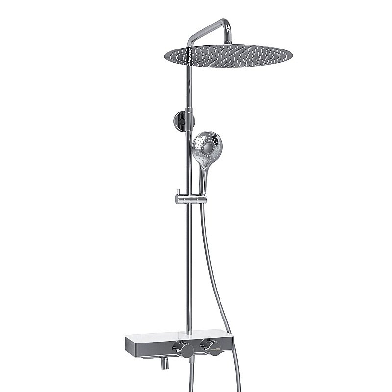 Душевая система WasserKraft Aller SET2664 Thermo хром купить в интернет-магазине сантехники Sanbest