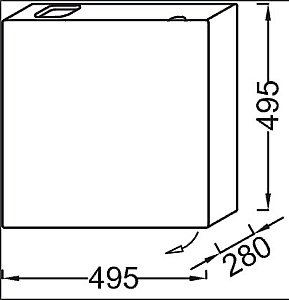 Тумба с раковиной Jacob Delafon TERRACE 50 EB1178-G1C+EGA012-00 белая глянцевая для ванной в интернет-магазине Sanbest