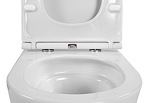 Унитаз подвесной Aquatek Европа AQ1900T-00 белый, с крышкой микролифт, безободковый, слив-торнадо купить в интернет-магазине Sanbest