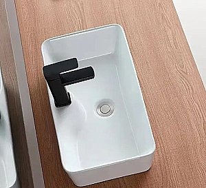 Раковина накладная Ceramalux 7291-1 белая купить в интернет-магазине Sanbest