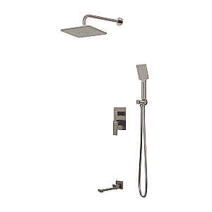 Душевая система Grossman Classic 501.K35.04.120 никель брашированный купить в интернет-магазине сантехники Sanbest