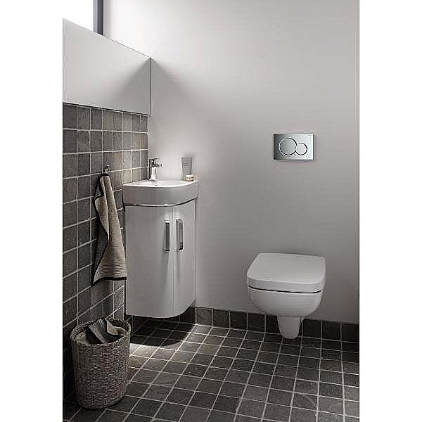 Кнопка для инсталляции Geberit Sigma 01 глянцевый хром купить в интернет-магазине сантехники Sanbest