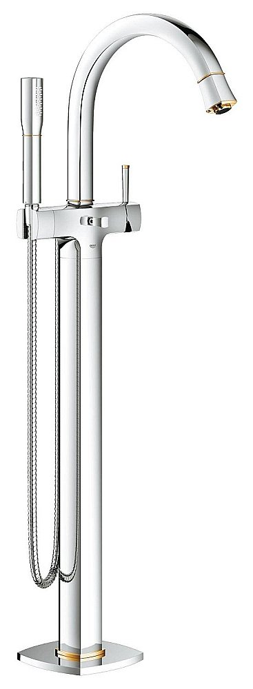 Смеситель для ванны Grohe Grandera 23318IG0 хром/золото купить в интернет-магазине сантехники Sanbest