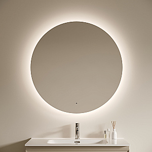 Зеркало с подсветкой Sancos Sfera 2.0 SF2.900 90х90 в ванную от интернет-магазине сантехники Sanbest