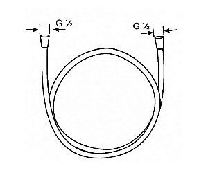 Душевой шланг Kludi Suparaflex 610710500 купить в интернет-магазине сантехники Sanbest