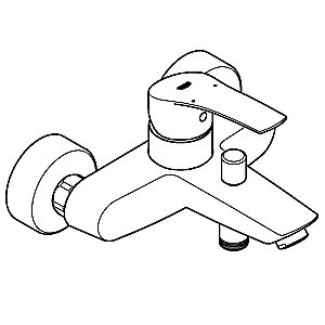 Смеситель для ванны Grohe Eurosmart 33300003 хром купить в интернет-магазине сантехники Sanbest