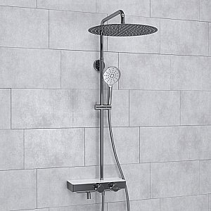 Душевая система WasserKraft Aller SET2665 Thermo хром купить в интернет-магазине сантехники Sanbest