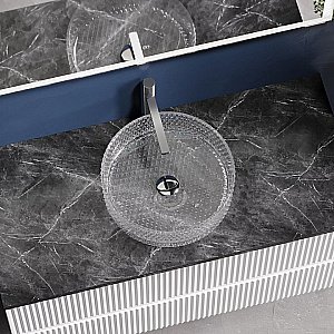 Раковина Ceramica Nova Cristal 36 CN6062 прозрачная купить в интернет-магазине Sanbest