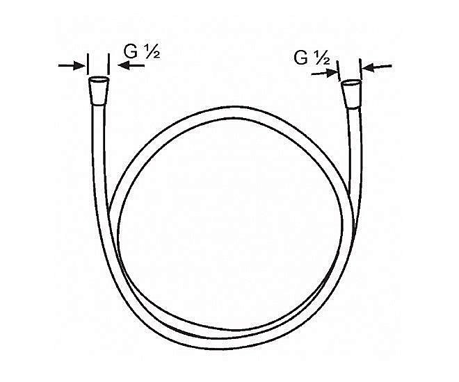 Душевой шланг Kludi Suparaflex 610710500 купить в интернет-магазине сантехники Sanbest