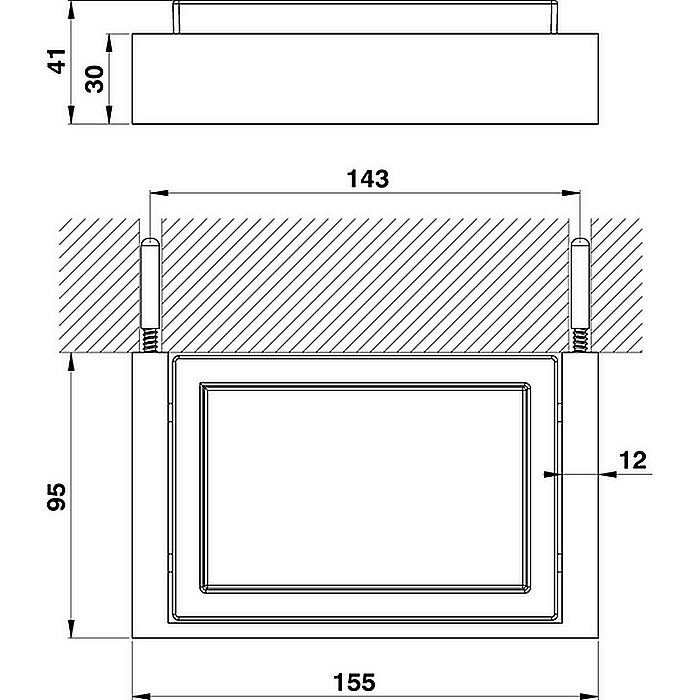 Мыльница настенная Cisal QUAD QU09060021 матовое стекло/хром купить в интернет-магазине сантехники Sanbest