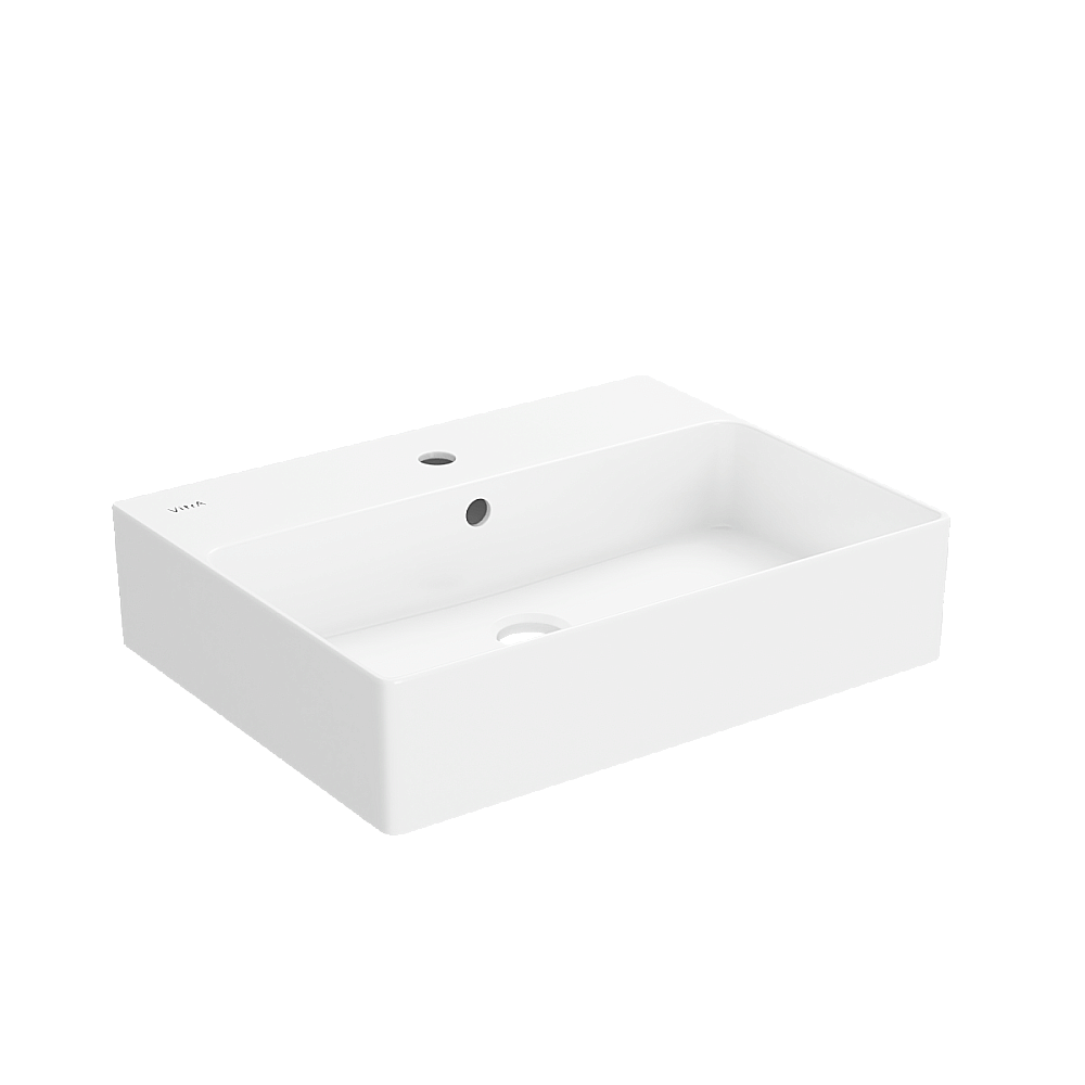 Раковина накладная VitrA M20 8313B003-0001 52 белая купить в интернет-магазине Sanbest