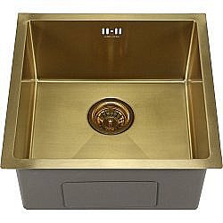 Мойка кухонная Melana ProfLine D4545HG золото купить в интернет-магазине сантехники Sanbest