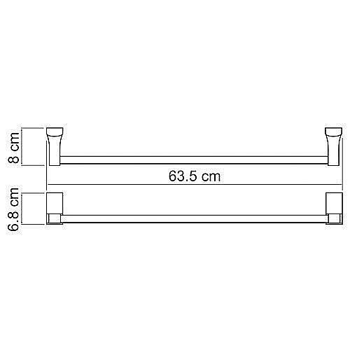 Полотенцедержатель WasserKRAFT Leine К-5030 купить в интернет-магазине сантехники Sanbest