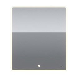 Зеркало c LED-подсветкой Dreja POINT 70x80 белый в ванную от интернет-магазине сантехники Sanbest