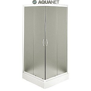 Душевой уголок Aquanet AQ8 80x80 стекло матовое/профиль белый купить в интернет-магазине Sanbest