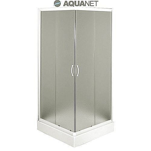 Душевой уголок Aquanet AQ8 80x80 стекло матовое/профиль белый купить в интернет-магазине Sanbest