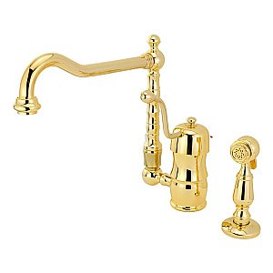 Смеситель для кухни Migliore Cucina Queen Nostalgia ML.CUC-468 золото купить в интернет-магазине сантехники Sanbest