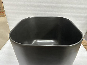 Раковина Abber Rechteck 40,5 AC2222MB черная матовая купить в интернет-магазине Sanbest