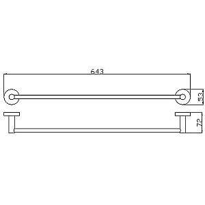 Полотенцедержатель Rav-Slezak Colorado COA0701/60ZRL розовый золотистый купить в интернет-магазине сантехники Sanbest