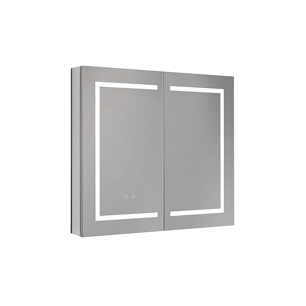 Зеркальный шкаф Aquqtek AQ7804-MLC 80х70 хром купить в интернет-магазине сантехники Sanbest