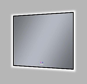 Зеркало Grossman Pragma-норма Black 90x80 1890802 черное в ванную от интернет-магазине сантехники Sanbest