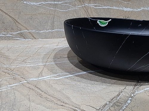 Раковина накладная Ceramalux NC 51,5 78166MBM под камень купить в интернет-магазине Sanbest