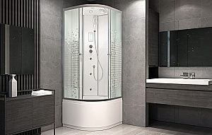 Душевая кабина AvaCan L910 100x100 с гидромассажем, с электрикой купить в интернет-магазине Sanbest