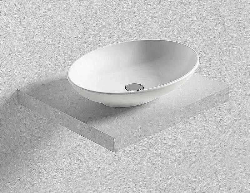 Раковина накладная Bien Harmony 59 HRLG05901FD0W5000 белая купить в интернет-магазине Sanbest