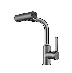 Смеситель для кухни Rush Tinos TI3732-17Grey графит купить в интернет-магазине сантехники Sanbest