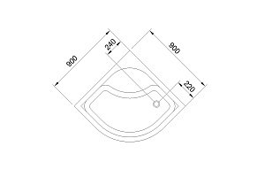 Душевой поддон Royal Bath BK 90 купить в интернет-магазине Sanbest