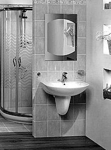 Раковина на полупьедестале Ideal Standard Eurovit 55,5 W434001 белая купить в интернет-магазине Sanbest