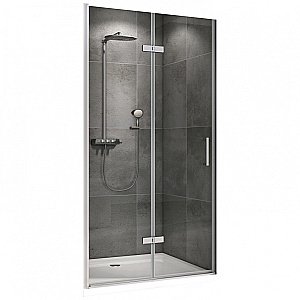 Душевая дверь ABBER Zart AG08070P 70 стекло прозрачное/профиль хром купить в интернет-магазине Sanbest