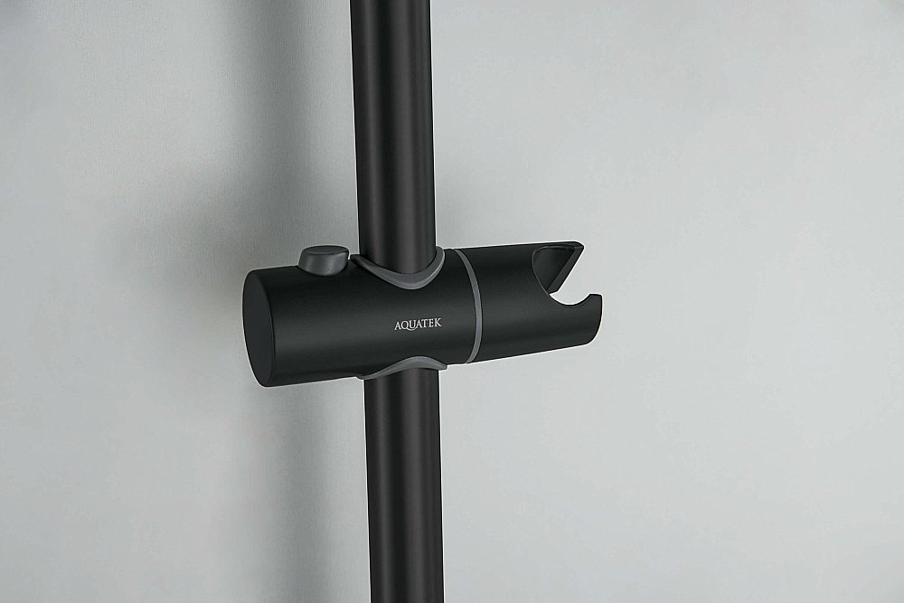 Душевой гарнитур Aquatek Лугано AQ2022MB черный матовый купить в интернет-магазине сантехники Sanbest