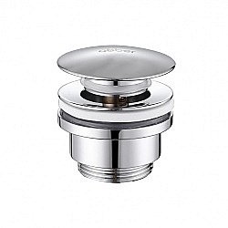 Донный клапан без перелива Abber Bequem AF0011 хром купить в интернет-магазине сантехники Sanbest