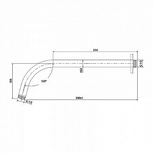 Держатель верхнего душа Iddis Optima Home 001SB35i61 купить в интернет-магазине сантехники Sanbest