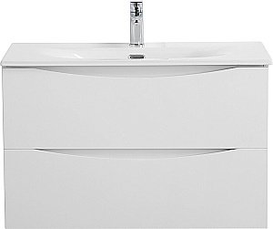 Тумба с раковиной BelBagno MARINO-CER-MINI-700-2C-SO-BO-P Bianco Opaco для ванной в интернет-магазине Sanbest