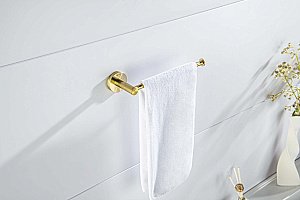 Полотенцедержатель Aquatek Европа AQ4119BG 27 золото шлифованное купить в интернет-магазине сантехники Sanbest