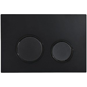 Кнопка для инсталляции Veconi Flush FLV11-B черная матовая купить в интернет-магазине сантехники Sanbest