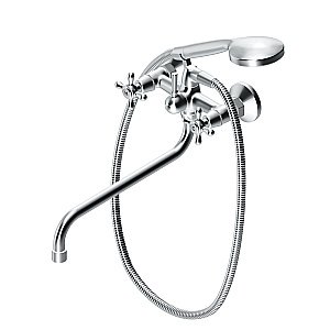 Смеситель для ванны Dorff Vintage D6095000 хром купить в интернет-магазине сантехники Sanbest